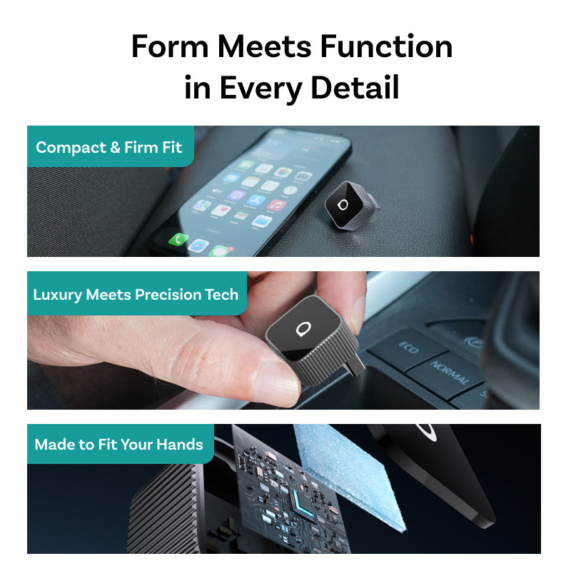 OTTOCAST Express MINI AIR 3 in 1 Cube Adapter 4.0 Wireless CarPlay Android Auto for iOS Screen Mirroring Car Accessories 2026